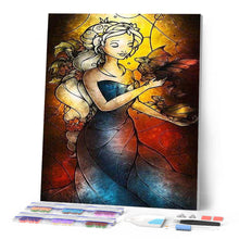 Laden Sie das Bild in den Galerie-Viewer, Diamond Painting | Diamond Painting - Women Stained Glass | Diamond Painting Romance romance | FiguredArt