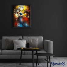 Laden Sie das Bild in den Galerie-Viewer, Diamond Painting | Diamond Painting - Women Stained Glass | Diamond Painting Romance romance | FiguredArt