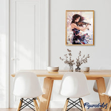 Laden Sie das Bild in den Galerie-Viewer, Diamond Painting – Violinistin