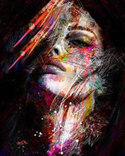 Laden Sie das Bild in den Galerie-Viewer, Diamond Painting – Buntes Gesicht