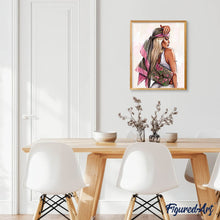 Laden Sie das Bild in den Galerie-Viewer, Diamond Painting – Profil einer Frau
