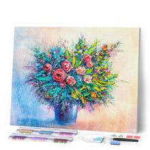 Laden Sie das Bild in den Galerie-Viewer, Diamond Painting – Farbenfroher Blumenstrauß