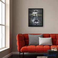 Laden Sie das Bild in den Galerie-Viewer, Diamond Painting | Diamond Painting - Dog and Wolf Reflection | animals Diamond Painting Animals dogs rabbits wolves | FiguredArt