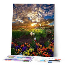 Laden Sie das Bild in den Galerie-Viewer, Diamond Painting | Diamond Painting - Field of Flowers | Diamond Painting Flowers flowers | FiguredArt