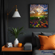 Laden Sie das Bild in den Galerie-Viewer, Diamond Painting | Diamond Painting - Field of Flowers | Diamond Painting Flowers flowers | FiguredArt