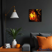 Laden Sie das Bild in den Galerie-Viewer, Diamond Painting | Diamond Painting - Woman and Butterfly | animals butterflies Diamond Painting Animals Diamond Painting Romance romance |