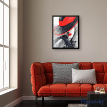 Laden Sie das Bild in den Galerie-Viewer, Diamond Painting | Diamond Painting - Woman in Red Hat | Diamond Painting Romance romance | FiguredArt