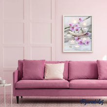 Laden Sie das Bild in den Galerie-Viewer, Diamond Painting – Blumen und Kerzen – 40 x 50 cm auf Keilrahmen gespannt | Figured'Art
