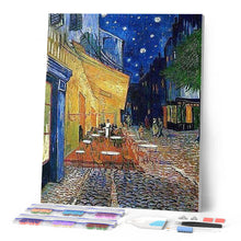 Laden Sie das Bild in den Galerie-Viewer, Diamond Painting | Diamond Painting - Van Gogh Terrace CafÃ© | Diamond Painting Famous Paintings famous paintings van gogh | FiguredArt