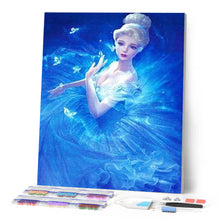 Laden Sie das Bild in den Galerie-Viewer, Diamond Painting | Diamond Painting - Princess in Blue | Diamond Painting Romance romance | FiguredArt