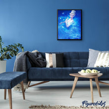 Laden Sie das Bild in den Galerie-Viewer, Diamond Painting | Diamond Painting - Princess in Blue | Diamond Painting Romance romance | FiguredArt