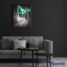 Laden Sie das Bild in den Galerie-Viewer, Diamond Painting | Diamond Painting - Northern Lights | Diamond Painting Romance mountains romance | FiguredArt