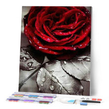 Laden Sie das Bild in den Galerie-Viewer, Diamond Painting | Diamond Painting - Red Rose | Diamond Painting Flowers flowers | FiguredArt