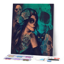 Laden Sie das Bild in den Galerie-Viewer, Diamond Painting | Diamond Painting - Death Beauty | Diamond Painting Romance romance | FiguredArt