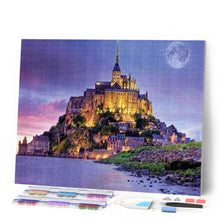 Laden Sie das Bild in den Galerie-Viewer, Diamond Painting – Mont-Saint-Michel – 40 x 50 cm auf Keilrahmen gespannt | Figured'Art