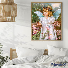 Laden Sie das Bild in den Galerie-Viewer, Diamond Painting | Diamond Painting - Angel in the Garden | Diamond Painting Romance romance | FiguredArt