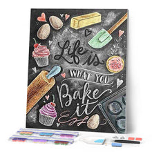 Laden Sie das Bild in den Galerie-Viewer, Diamond Painting – Bake it – 40 x 50 cm auf Keilrahmen gespannt | Figured'Art