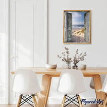 Laden Sie das Bild in den Galerie-Viewer, Diamond Painting – Tor zum Strand – 40 x 50 cm auf Keilrahmen gespannt | Figured'Art