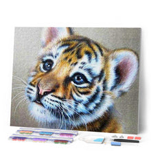 Laden Sie das Bild in den Galerie-Viewer, Diamond Painting | Diamond Painting - Baby Tiger | animals Diamond Painting Animals tigers | FiguredArt