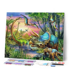 Laden Sie das Bild in den Galerie-Viewer, Diamond Painting | Diamond Painting - Dinosaurs | animals Diamond Painting Animals dinosaurs | FiguredArt