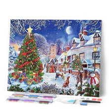 Laden Sie das Bild in den Galerie-Viewer, Diamond Painting | Diamond Painting - Christmas Village | christmas Diamond Painting Landscapes landscapes | FiguredArt