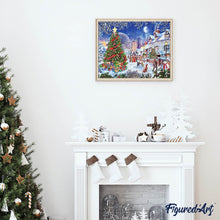 Laden Sie das Bild in den Galerie-Viewer, Diamond Painting | Diamond Painting - Christmas Village | christmas Diamond Painting Landscapes landscapes | FiguredArt