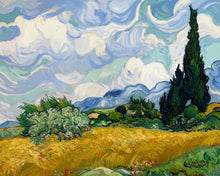 Laden Sie das Bild in den Galerie-Viewer, Diamond Painting - Weizenfeld mit Zypressen - Van Gogh