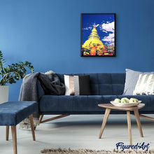 Laden Sie das Bild in den Galerie-Viewer, Diamond Painting – Chiang Mai Tempel – 40 x 50 cm auf Keilrahmen gespannt | Figured'Art