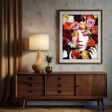 Laden Sie das Bild in den Galerie-Viewer, Diamond Painting – Rosengesicht