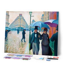 Laden Sie das Bild in den Galerie-Viewer, Diamond Painting – Paris-Straße, Regentag – Gustave Caillebotte