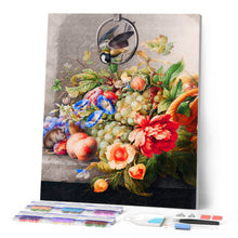 Laden Sie das Bild in den Galerie-Viewer, Diamond Painting – Blumen und Obst – Herman Henstenburgh – 40 x 50 cm auf Keilrahmen gespannt | Figured'Art