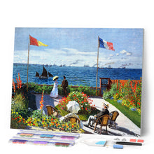 Laden Sie das Bild in den Galerie-Viewer, Diamond Painting – Die Terrasse am Sainte Adresse – Monet