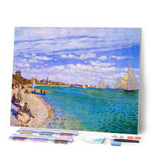 Laden Sie das Bild in den Galerie-Viewer, Diamond Painting – Regatta bei Sainte–Adresse – Monet