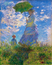 Laden Sie das Bild in den Galerie-Viewer, Diamond Painting – Der Spaziergang – Monet – 40 x 50 cm auf Keilrahmen gespannt