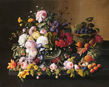 Laden Sie das Bild in den Galerie-Viewer, Diamond Painting – Blumen und Obst – Severin Roesen | Figured'Art