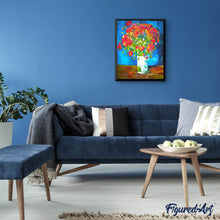 Laden Sie das Bild in den Galerie-Viewer, Diamond Painting – Vase mit rotem Klatschmohn – Van Gogh – 40 x 50 cm auf Keilrahmen gespannt | Figured'Art