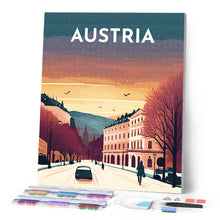 Laden Sie das Bild in den Galerie-Viewer, Diamond Painting – Reiseplakat Wien