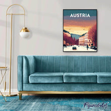 Laden Sie das Bild in den Galerie-Viewer, Diamond Painting – Reiseplakat Wien