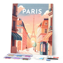 Laden Sie das Bild in den Galerie-Viewer, Diamond Painting – Reiseplakat Paris I