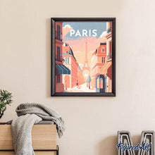 Laden Sie das Bild in den Galerie-Viewer, Diamond Painting – Reiseplakat Paris I