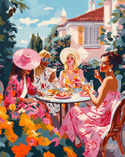 Laden Sie das Bild in den Galerie-Viewer, Diamond Painting - Rosa Gartenparty der Divas
