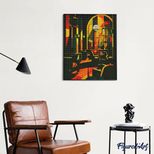 Laden Sie das Bild in den Galerie-Viewer, Diamond Painting - Art-Deco-Club – 40 x 50 cm auf Keilrahmen gespannt