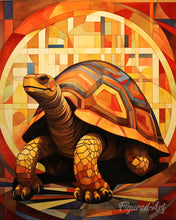 Laden Sie das Bild in den Galerie-Viewer, Diamond Painting – Schildkröte Art Deco
