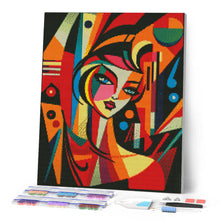 Laden Sie das Bild in den Galerie-Viewer, Diamond Painting - Abstrakte Frau im Picasso Stil