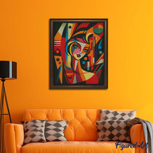Laden Sie das Bild in den Galerie-Viewer, Diamond Painting - Abstrakte Frau im Picasso Stil