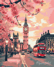 Laden Sie das Bild in den Galerie-Viewer, Diamond Painting - London in voller Blüte – 40 x 50 cm auf Keilrahmen gespannt