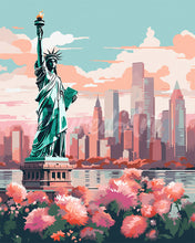 Laden Sie das Bild in den Galerie-Viewer, Diamond Painting - New York in voller Blüte