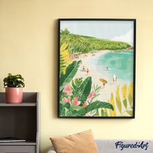 Laden Sie das Bild in den Galerie-Viewer, Diamond Painting - Surfparadies