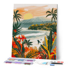 Laden Sie das Bild in den Galerie-Viewer, Diamond Painting - Tropischer Strand