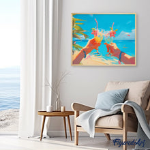 Laden Sie das Bild in den Galerie-Viewer, Diamond Painting - Strand-Toast